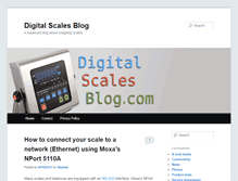 Tablet Screenshot of digitalscalesblog.com
